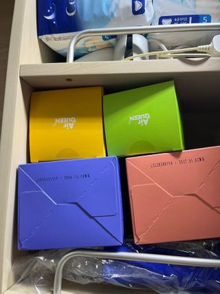 에어퀸 뉴브레스 유기농 생리대 4종 (팬티라이너 20P + 중형 10P + 대형 10P + 오버나이트 8P)_체험단 — 5점을 준 리뷰어가 2024년 8월 올린 사용 사진
