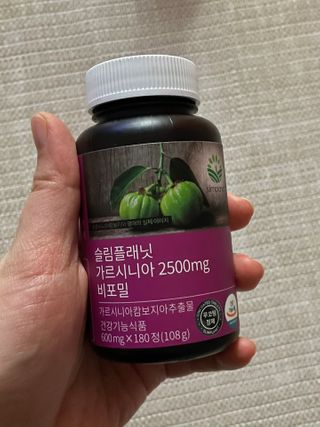 슬림플래닛 가르시니아 2500mg 비포밀 — 4점을 준 리뷰어가 2021년 1월 올린 사용 사진