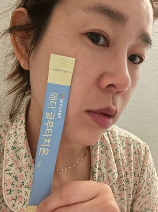 메타웰빙 GC녹십자웰빙 메타 글루타치온 — 4.5점을 준 리뷰어가 2022년 10월 올린 사용 사진