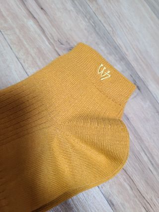 [사이즈가 있는 양말 필로이] 남/여 골지 발목 양말 4족 세트 남【S, M, L, XL】여【S, M, L】_컬러 랜덤 — 5점을 준 리뷰어가 2022년 6월 올린 사용 사진