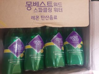 몽베스트 Montbest with Sparkling water Lemon OR Lime 20병(랜덤) — 5점을 준 리뷰어가 2022년 12월 올린 사용 사진