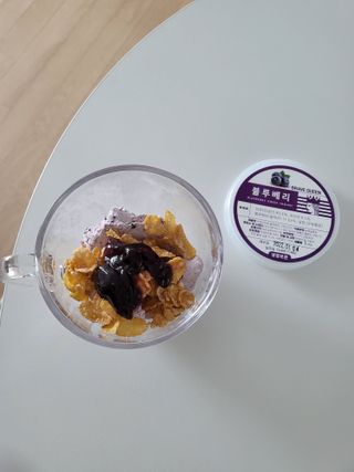 [브레이브퀸] 수제 그릭 요거트 3종세트 플레인 블루베리 청포도 — 5점을 준 리뷰어가 2022년 1월 올린 사용 사진