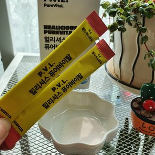 힐리셔스 퓨어바이탈 석류맛 — 5점을 준 리뷰어가 2021년 2월 올린 사용 사진