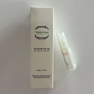 술람미네이처 자연주의 화장품ㅣ속보습 충전 + 민감/트러블 피부 진정 - 알로에 듬뿍 수분 크림 50ml — 5점을 준 리뷰어가 2022년 6월 올린 사용 사진