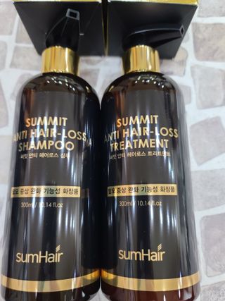 썸헤어 / SUMHAIR 썸헤어  써밋 안티 헤어로스 샴푸+트리트먼트 — 5점을 준 리뷰어가 2021년 6월 올린 사용 사진