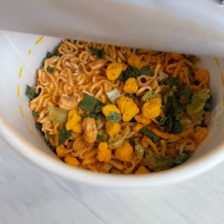 NISSIN 닛신 컵누들  4종 - 씨푸드오리지날, 씨푸드 스파이시, 씨푸드 커리, 씨푸드 XO소스 — 4점을 준 리뷰어가 2023년 1월 올린 사용 사진