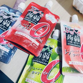 ORIHIRO 오리히로 곤약젤리 제로칼로리 130g 4종 4팩(맛별로 1팩씩) — 5점을 준 리뷰어가 2023년 1월 올린 사용 사진