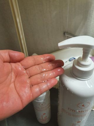 프리[닥터문] 유산균 락토케어 질경초 여성청결제 1000ml (젤타입) — 5점을 준 리뷰어가 2022년 7월 올린 사용 사진