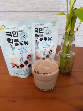 국민바이오 약콩두유 — 5점을 준 리뷰어가 2022년 5월 올린 사용 사진