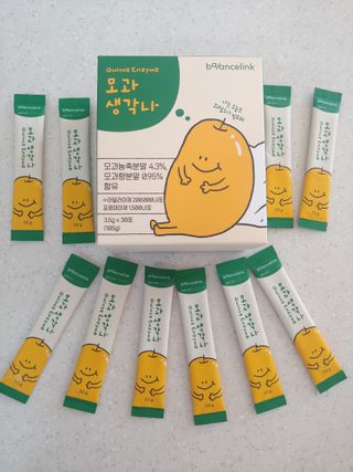 탄수화물 지방 곡물 발효 소화 분해 효소 밸런스링크 모과생각나 — 5점을 준 리뷰어가 2022년 5월 올린 사용 사진