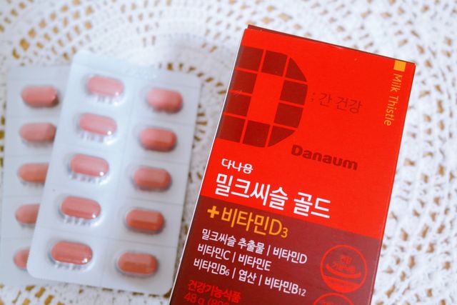다나음 밀크씨슬 골드+비타민D3 리뷰 사진