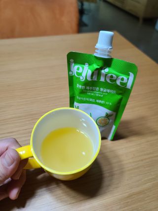 JEJUFEEL 풋풋한 제주담은 청귤에이드 — 5점을 준 리뷰어가 2022년 10월 올린 사용 사진