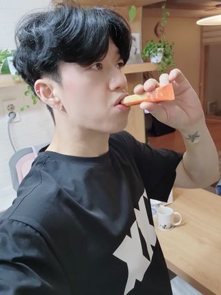 [닥터루템]맛있는 파인애플맛 과채효소 THE파이토엔자임365 1box (30포) — 4.5점을 준 리뷰어가 2022년 10월 올린 사용 사진