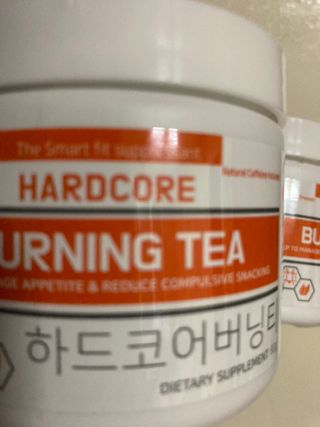 뉴트리션팩토리 하드코어버닝티 오리지널 — 5점을 준 리뷰어가 2021년 10월 올린 사용 사진