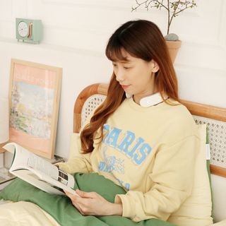 멜리언스 목 마사지기 — 5점을 준 리뷰어가 2022년 2월 올린 사용 사진