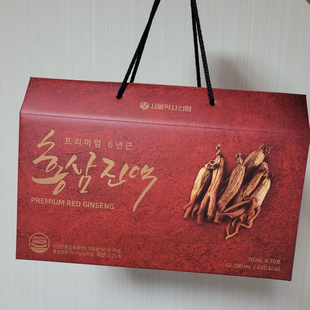 서울약사신협_프리미엄 6년근 홍삼진액_70mlx30포 리뷰 사진