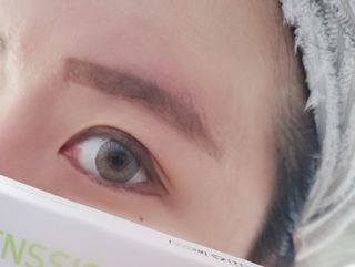 렌시스 LENSSIS [ 렌시스 ] 브라운 써클링의 영롱한 색감 ＃위썸초코 1개월용 ｜ 2직경 중 택1 ｜ — 5점을 준 리뷰어가 2021년 5월 올린 사용 사진