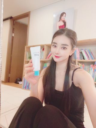 리더스코스메틱 리더스 카밍 바이오틱스 크림 마스크 — 5점을 준 리뷰어가 2021년 3월 올린 사용 사진