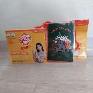 광동제약 [광동] 비타500데일리스틱 70포X2개 + 뚱랑이엽서 + 쇼핑백 증정 — 4점을 준 리뷰어가 2022년 1월 올린 사용 사진