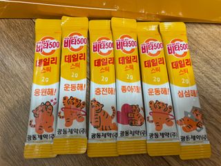 광동생활건강 [광동] 비타 500 데일리 스틱 VB, VC를 함유한 멀티비타민 30포+30포 — 5점을 준 리뷰어가 2022년 7월 올린 사용 사진