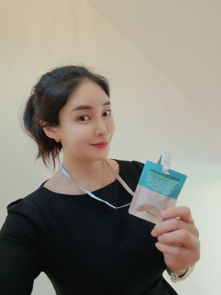 퓨어오투 블루콩 퓨어오투 팩솔리드 — 5점을 준 리뷰어가 2022년 6월 올린 사용 사진