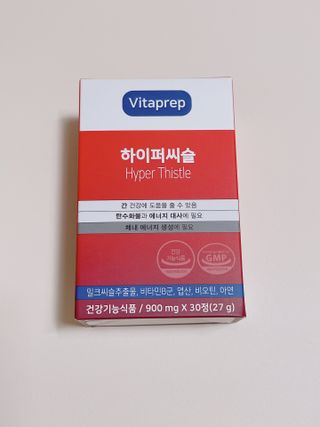 뉴트리션팩토리 비타프렙 하이퍼씨슬 밀크씨슬 900mg — 5점을 준 리뷰어가 2021년 10월 올린 사용 사진
