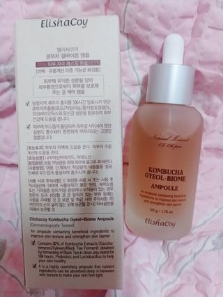 엘리샤코이 콤부차 결바이옴 앰플 — 5점을 준 리뷰어가 2021년 6월 올린 사용 사진