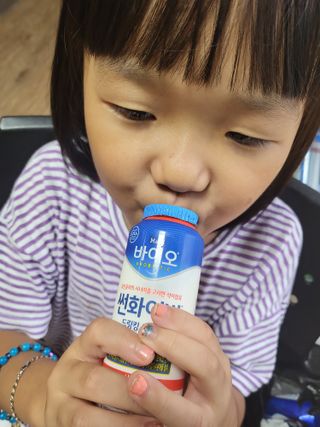 LIVE 매일바이오 썬화이버 드링킹 요거트 — 5점을 준 리뷰어가 2022년 8월 올린 사용 사진