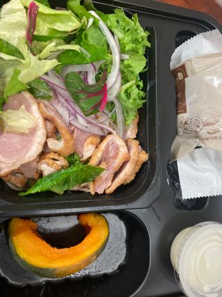 참살이도시락 작심삼일 샐러드도시락 3개 맛보기 새벽배송 또는 택배배송 — 4.5점을 준 리뷰어가 2021년 9월 올린 사용 사진