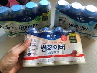 LIVE 매일바이오 썬화이버 드링킹 요거트 — 5점을 준 리뷰어가 2022년 8월 올린 사용 사진
