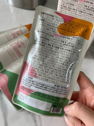 [경남제약헬스케어] 케어플러스 리셋 다이어트 청포도맛 100ml X 5포 (5일분) — 5점을 준 리뷰어가 2023년 4월 올린 사용 사진