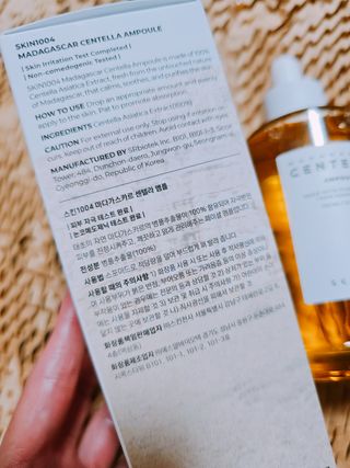 [스킨1004] 마다가스카르 센텔라 앰플 100ml — 5점을 준 리뷰어가 2024년 5월 올린 사용 사진