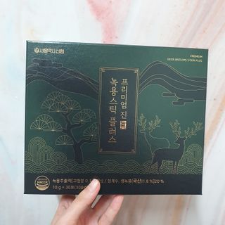 서울약사신협_프리미엄 진 녹용스틱 플러스10g x 30포 — 5점을 준 리뷰어가 2021년 8월 올린 사용 사진