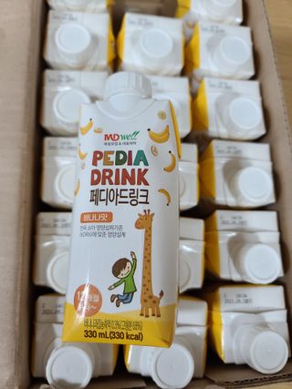 메디웰 페디아드링크 미니 바나나맛 — 5점을 준 리뷰어가 2021년 7월 올린 사용 사진