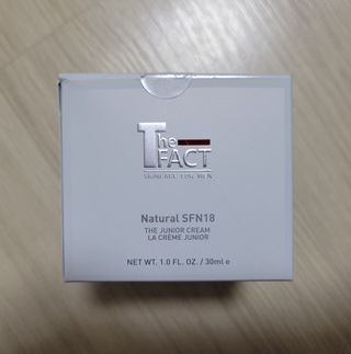 The Fact 더 팩트 내추럴 에스에프엔 에이틴 시니어 크림 — 5점을 준 리뷰어가 2021년 4월 올린 사용 사진