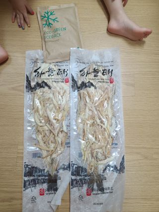 [오늘바스켓] 용대리 손질하늘태 130g — 5점을 준 리뷰어가 2021년 5월 올린 사용 사진