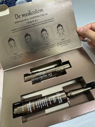 MF[더메디코템] 스피큘 DCA V리프팅 크림 — 5점을 준 리뷰어가 2024년 4월 올린 사용 사진