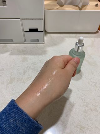 아르비엔 마일드케어 비건 시카세럼 — 4.5점을 준 리뷰어가 2021년 2월 올린 사용 사진
