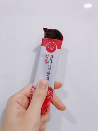 함초록 Rg+ 석류콜라겐젤리 — 5점을 준 리뷰어가 2021년 3월 올린 사용 사진