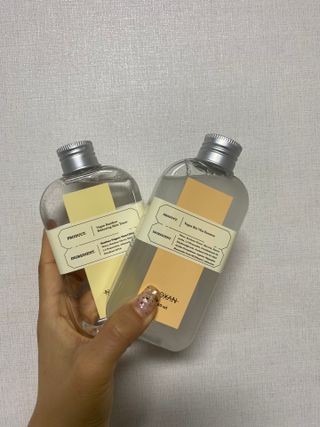 [녹산] 비건 대나무 밸런싱 수분 토너 + 비건 바이오 비타 에센스 — 5점을 준 리뷰어가 2022년 10월 올린 사용 사진