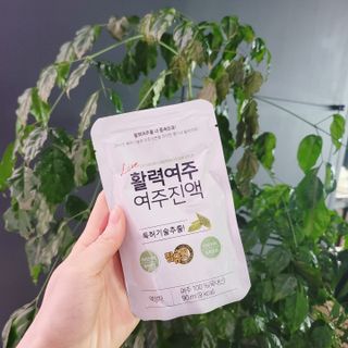 참유원 특허제조 활력 여주진액 여주즙 50포 — 5점을 준 리뷰어가 2022년 1월 올린 사용 사진