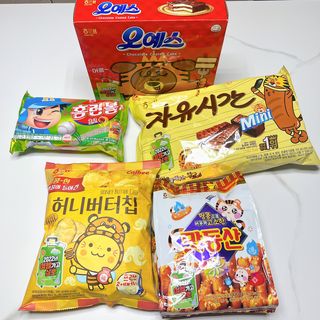 해태제과 2022 호랑이 스낵 5종 세트 — 5점을 준 리뷰어가 2022년 1월 올린 사용 사진