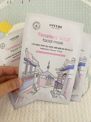 세뚜아(Cettua) [세뚜아] 타임리스 바이탈 페이셜 마스크팩  Cettua Timeless  Vital Mask 5매 — 5점을 준 리뷰어가 2024년 1월 올린 사용 사진