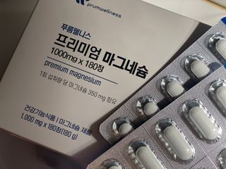 [푸름웰니스] 프리미엄 마그네슘 (1000mgX180정) — 5점을 준 리뷰어가 2022년 3월 올린 사용 사진