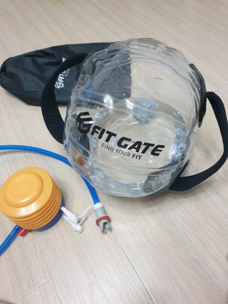 엠엔 FIT GATE 홈트 코어운동기구 워터 웨이트 백 / 웨이트 볼 — 5점을 준 리뷰어가 2021년 4월 올린 사용 사진