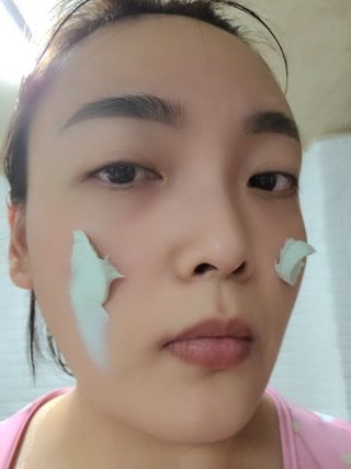 스킨큐어 산다화 씨위드 머드 팩 — 3점을 준 리뷰어가 2022년 9월 올린 사용 사진