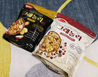 씨알푸드 씨알로 그래놀라 2종 후르츠+크랜베리 아몬드 — 5점을 준 리뷰어가 2022년 7월 올린 사용 사진