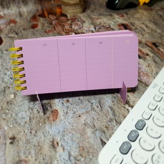 리훈 언더모니터 위클리 플래너 + 다정한 스티커 8mm 원형 칼라 얼굴 표정 1장 — 5점을 준 리뷰어가 2022년 3월 올린 사용 사진
