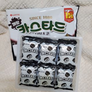 롯데제과 까망카스타드 더블초코 — 5점을 준 리뷰어가 2021년 5월 올린 사용 사진