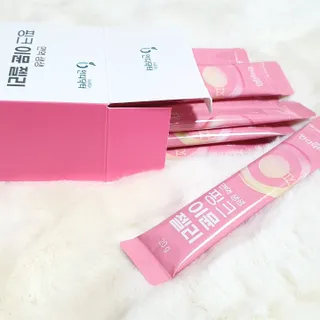[인디닥터] 면역 생생 핑크 이뮨 젤리 — 4.5점을 준 리뷰어가 2022년 3월 올린 사용 사진